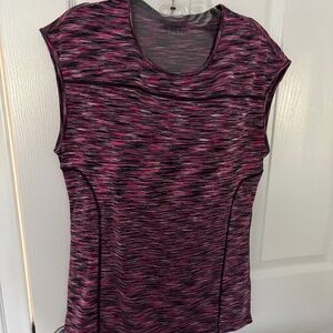 Nicole Miller Small Sleeveless Multicolor Polyester Top